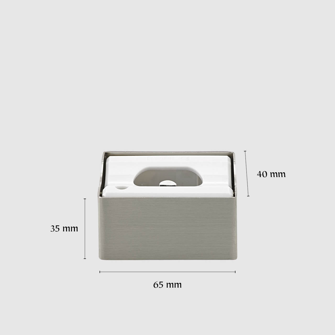 Douille murale en métal pour ampoules tube, S14d dimensions
