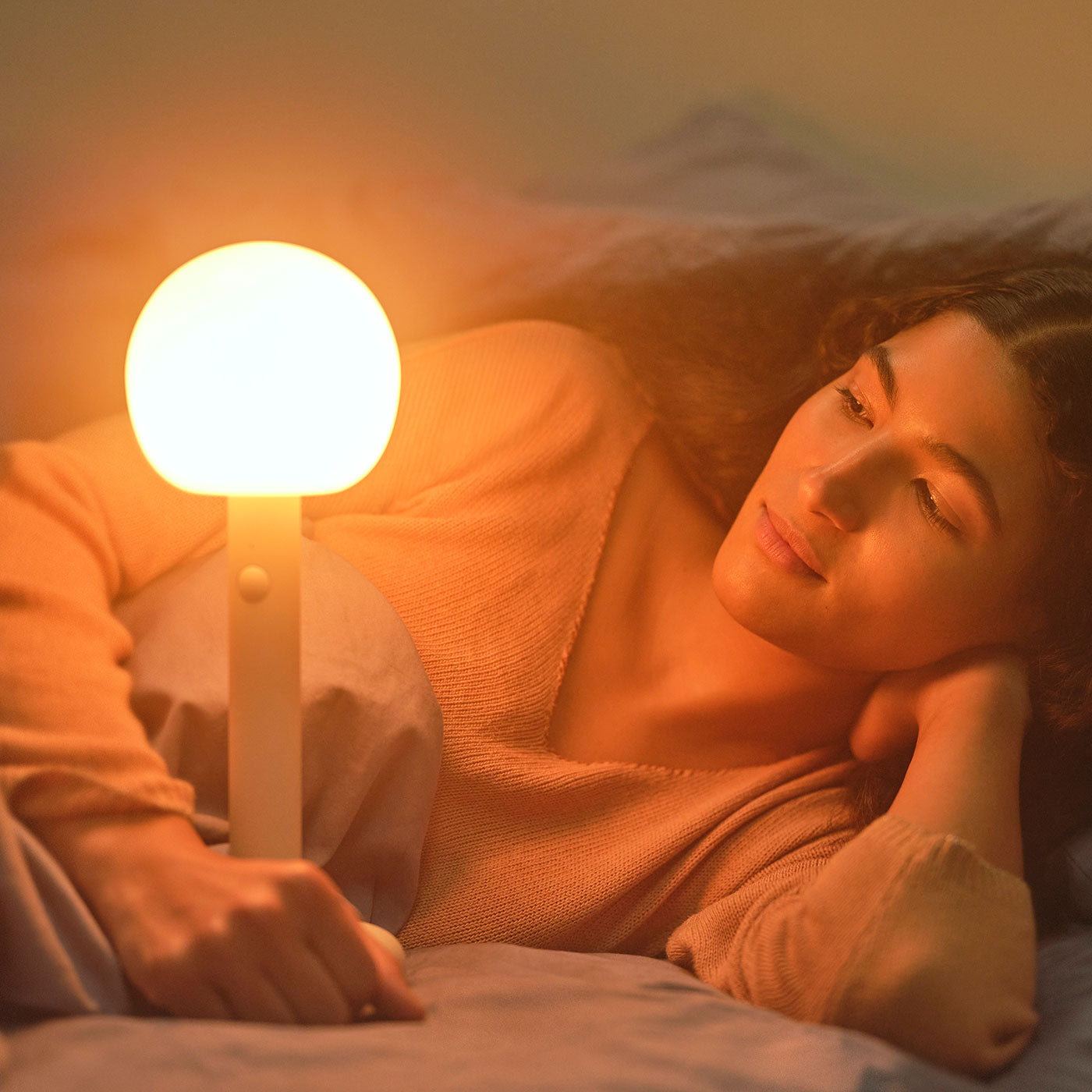 Sunset Sleep Timer de la lampe Grau Fire