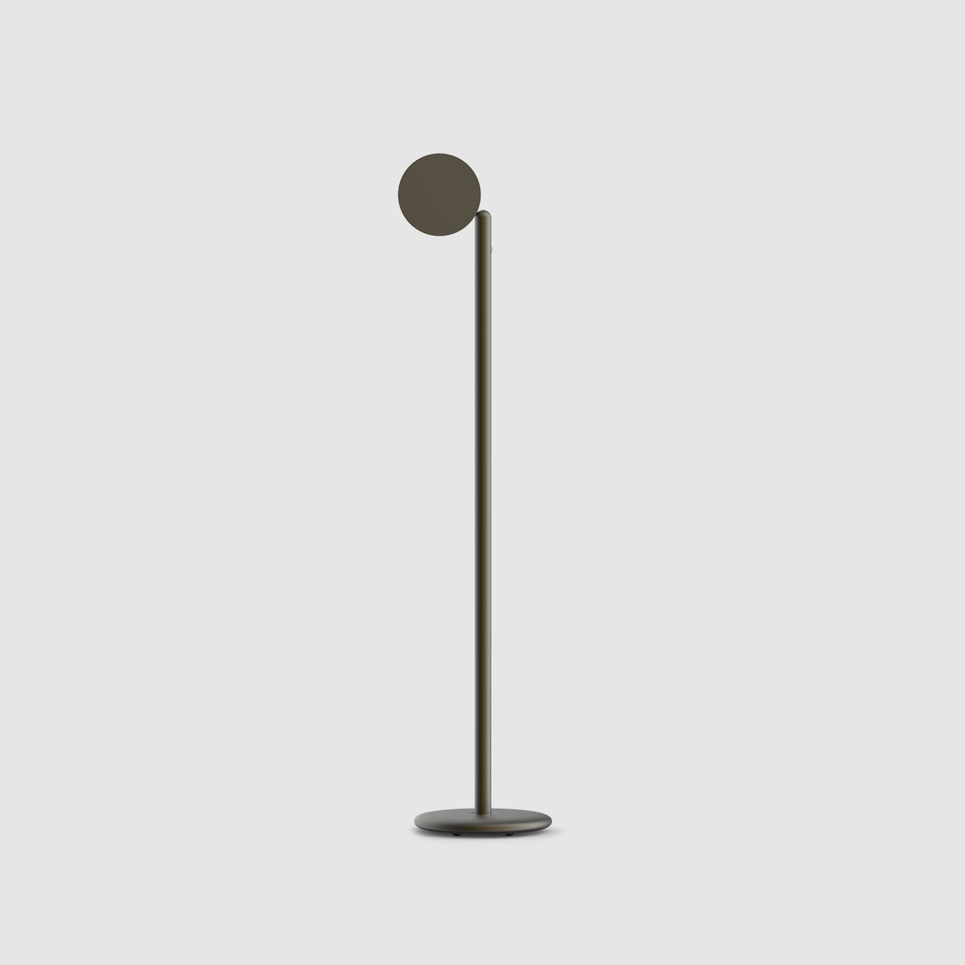 Grau Parrot floor portable lampadaire, LED, rechargeable, black brass vue arriere