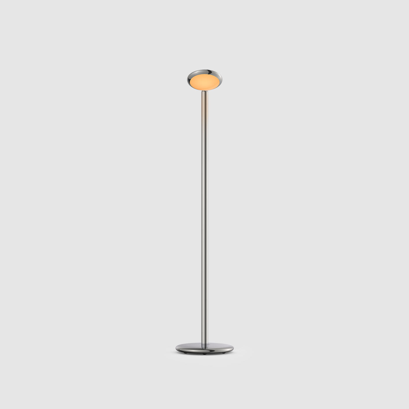 Grau Parrot floor portable lampadaire, LED, rechargeable en polished