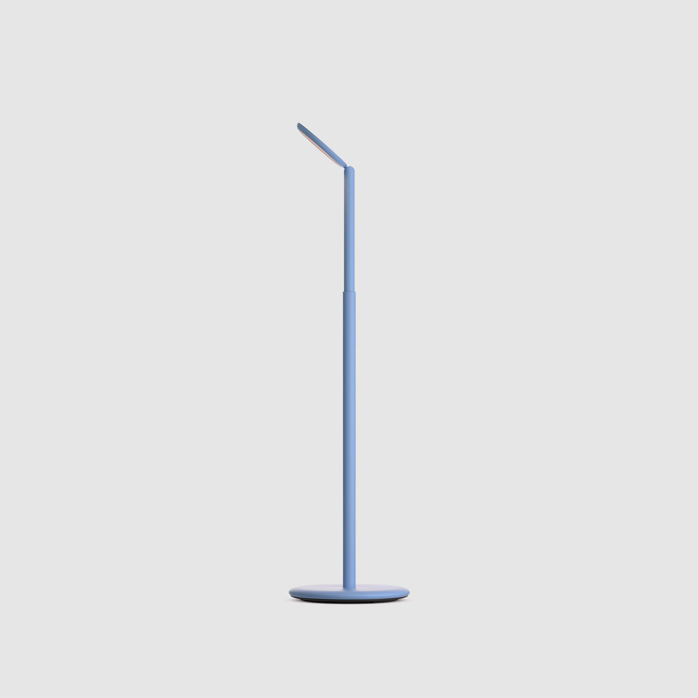 Grau Parrot lampadaire sans fil, rechargeable en bleu du cote