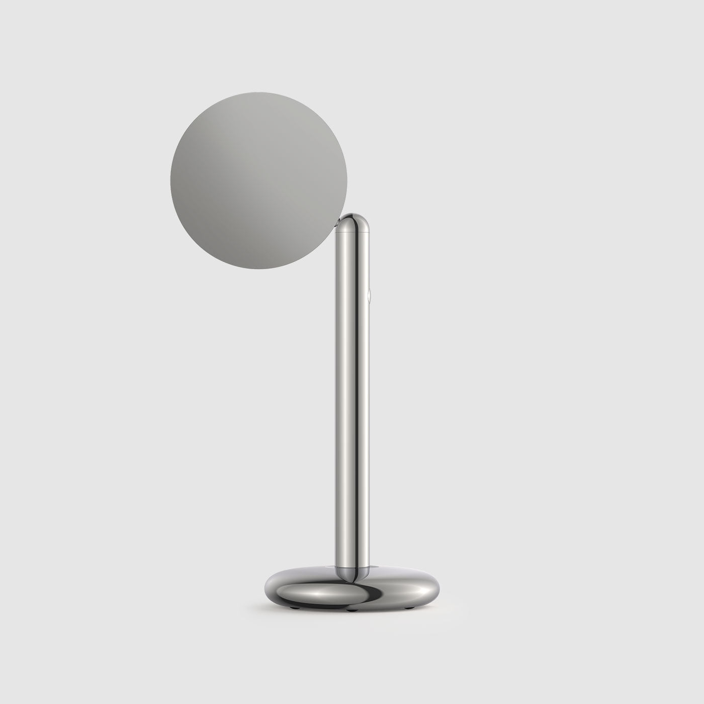 Grau Parrot table lampe portable, LED, rechargeable en polished vue arriere