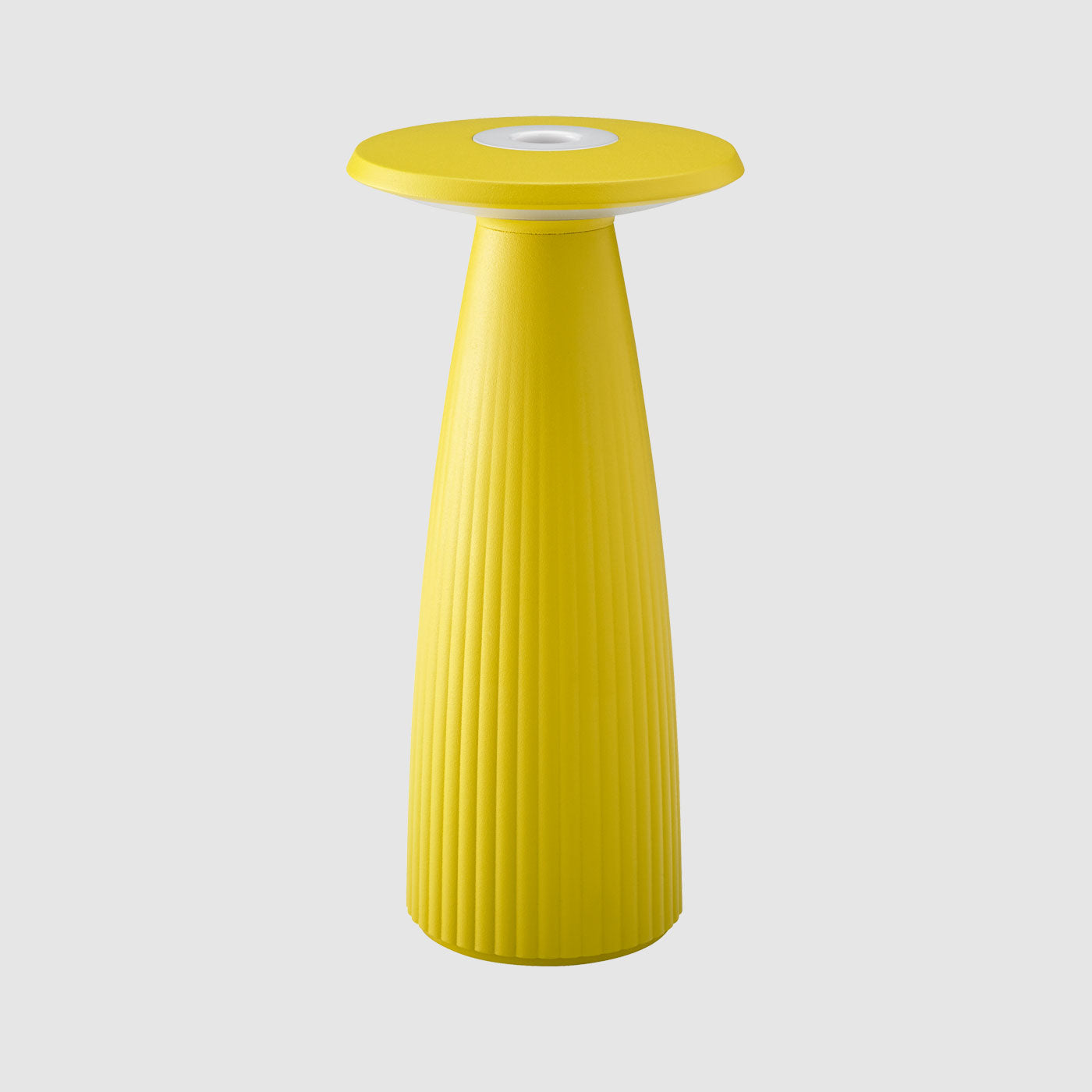 Sigor Nuflair lampe, vase à fleurs, sans fil, rechargeable en jaune