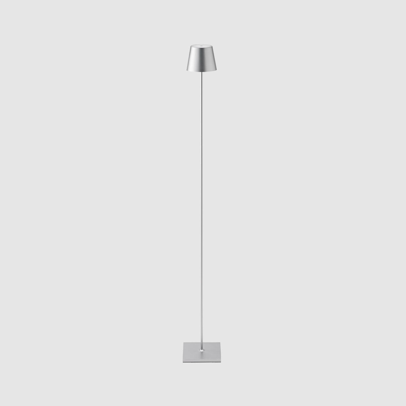 Sigor Nuindie lampadaire rechargeable, sans fil en argent