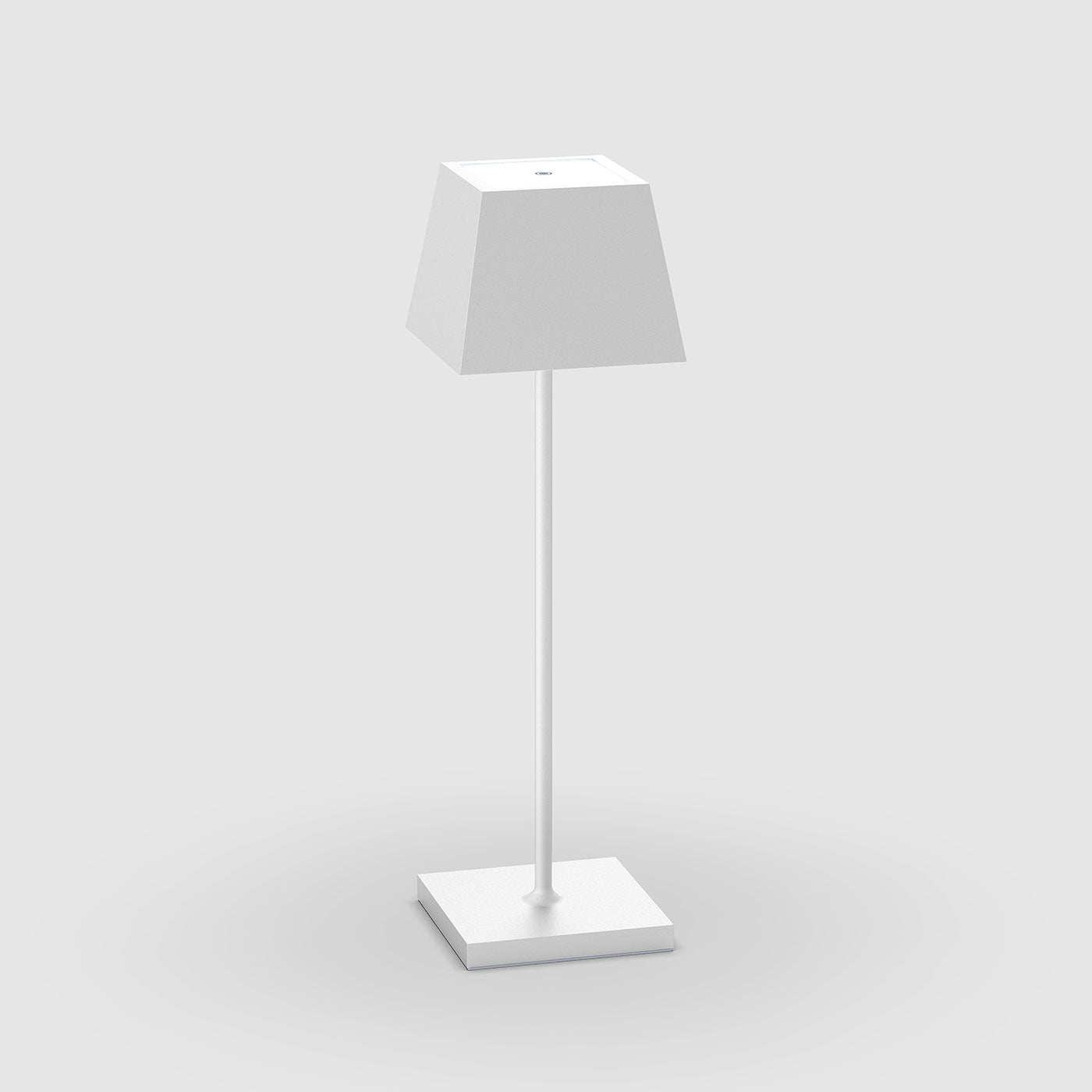 Sigor Nuindie lampe, carré, sans fil, rechargeable en blanc