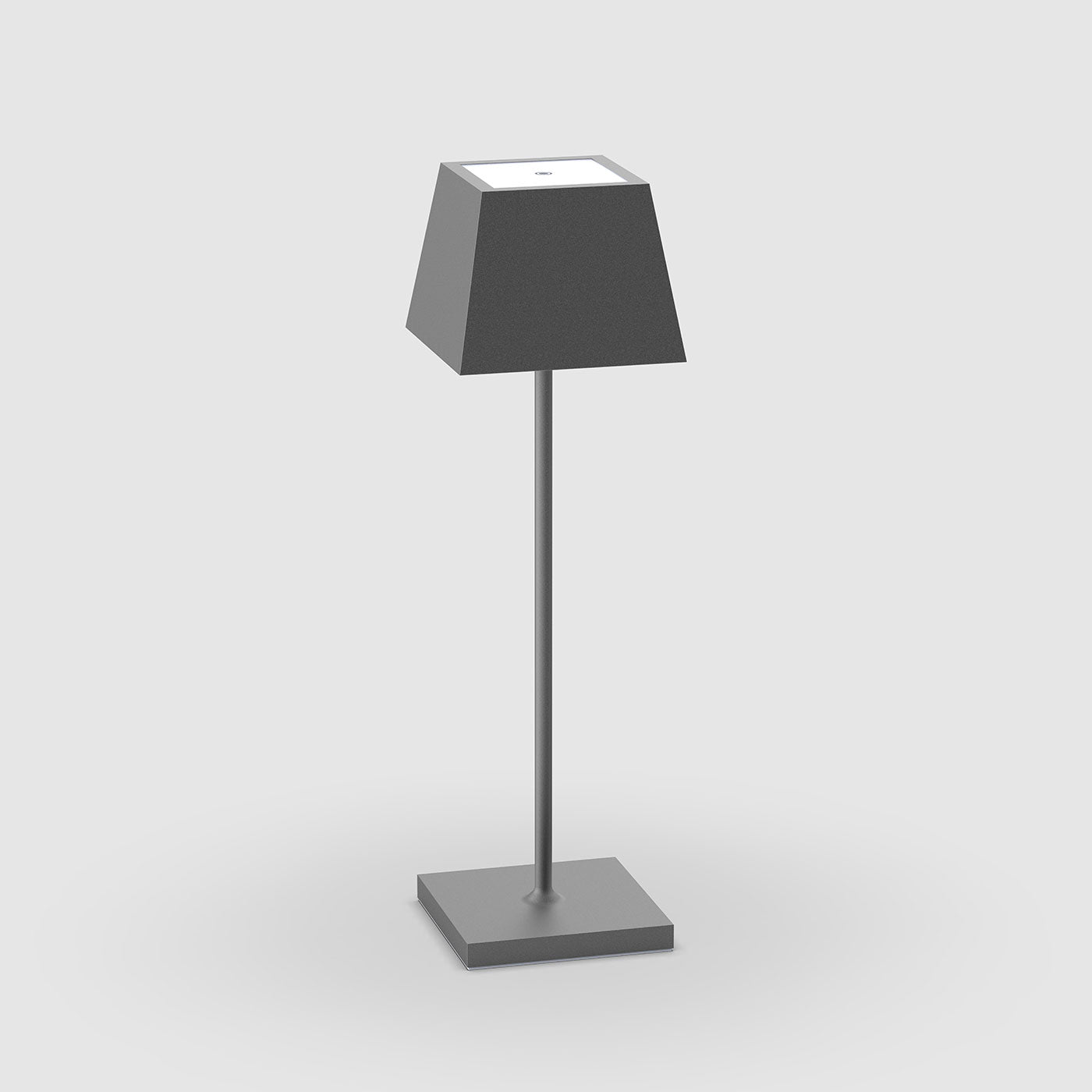 Sigor Nuindie lampe, carré, sans fil, rechargeable en graphite