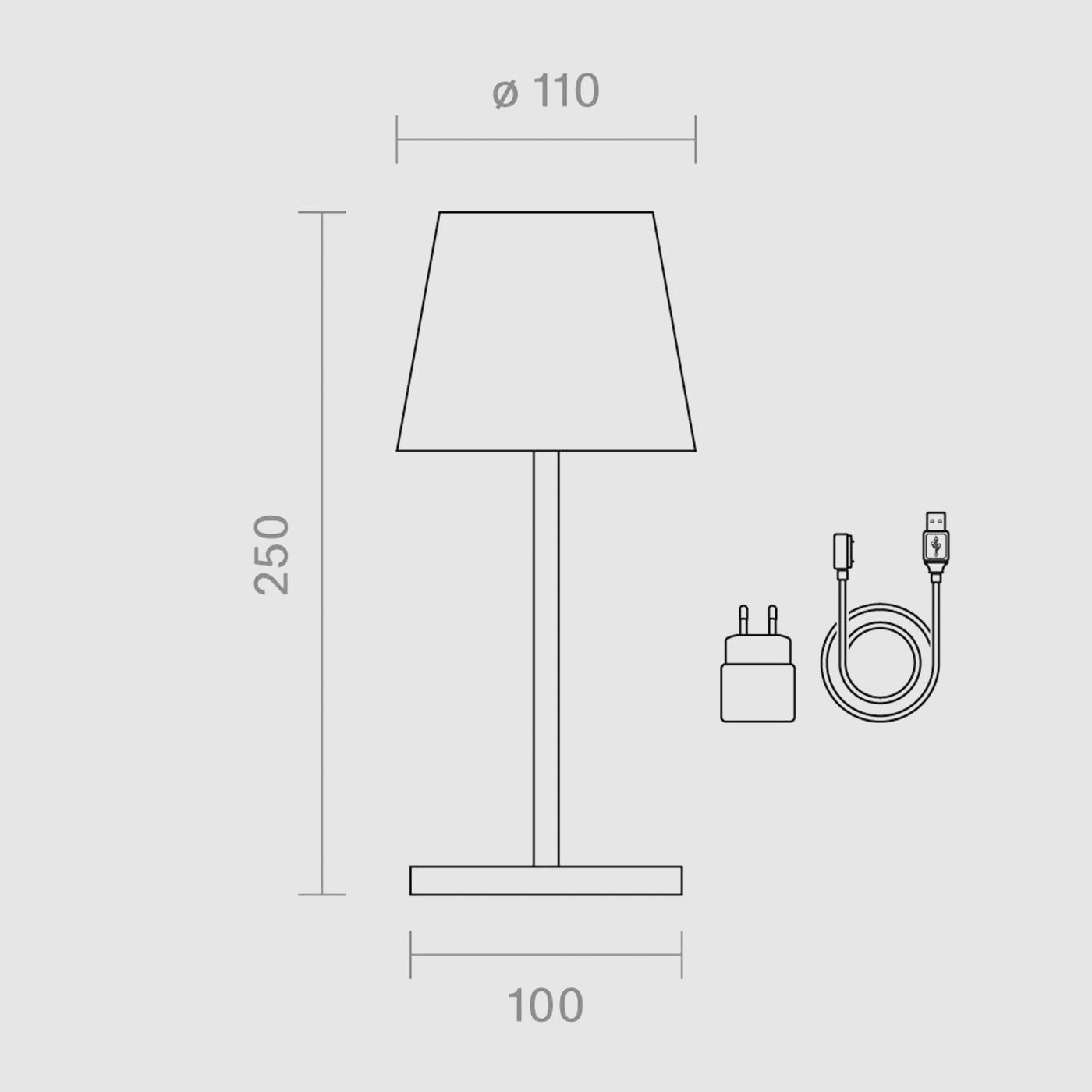 Sigor Nuindie mini, lampe sans fil, rechargeable