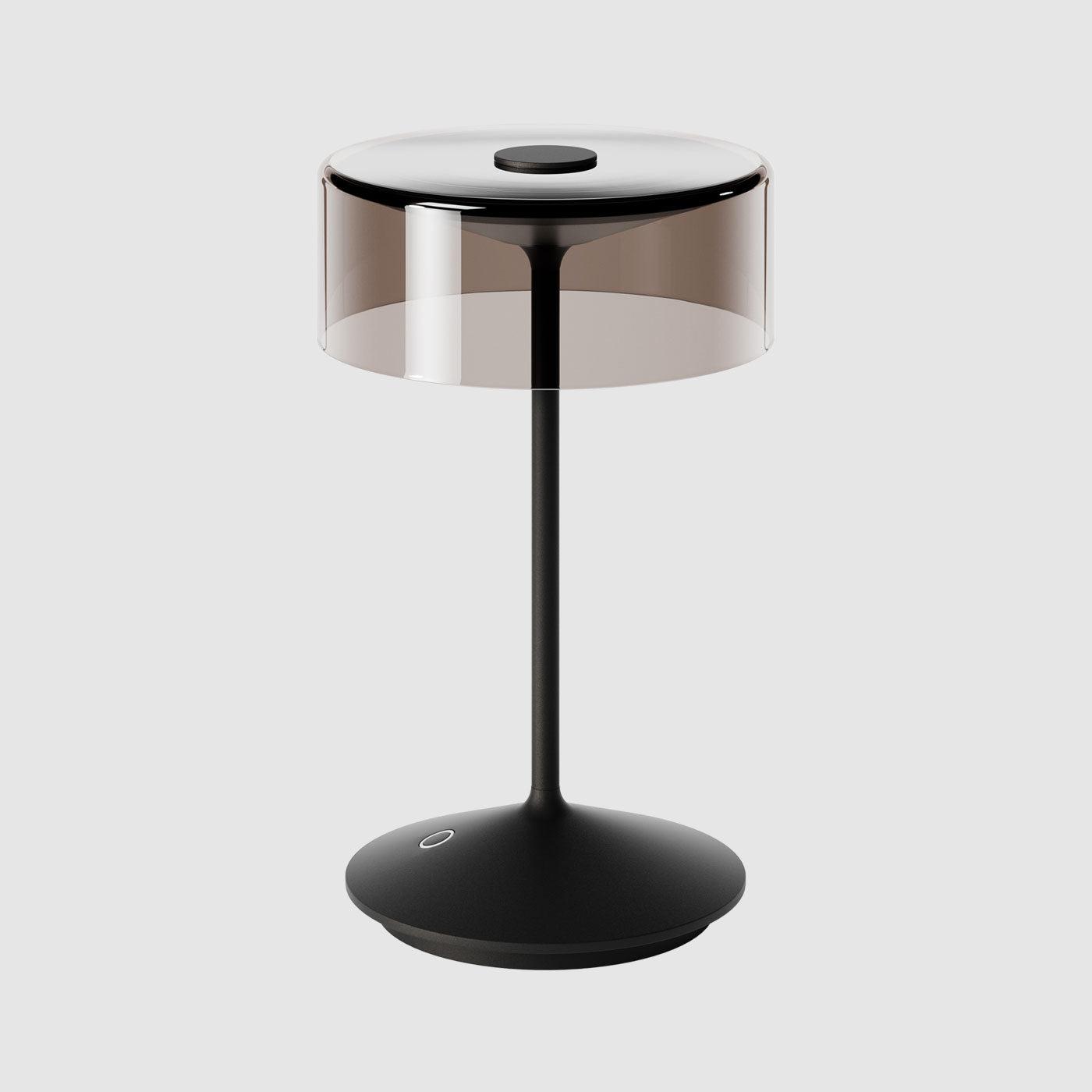 Sigor Numotion lampe de table, abat-jour en verre en noir